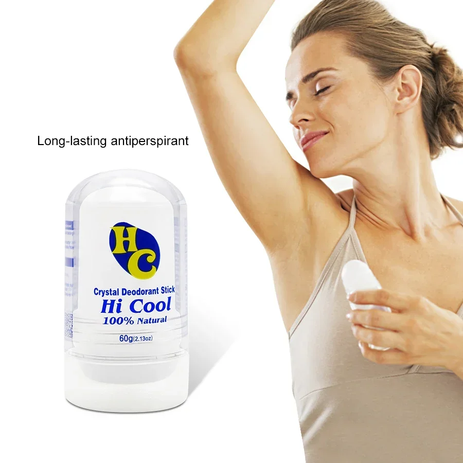 New 100% Natural Antiperspirant Deodorants Stick Antiperspirants Alum Crystal Deodorant Stick Underarm Removal 60g