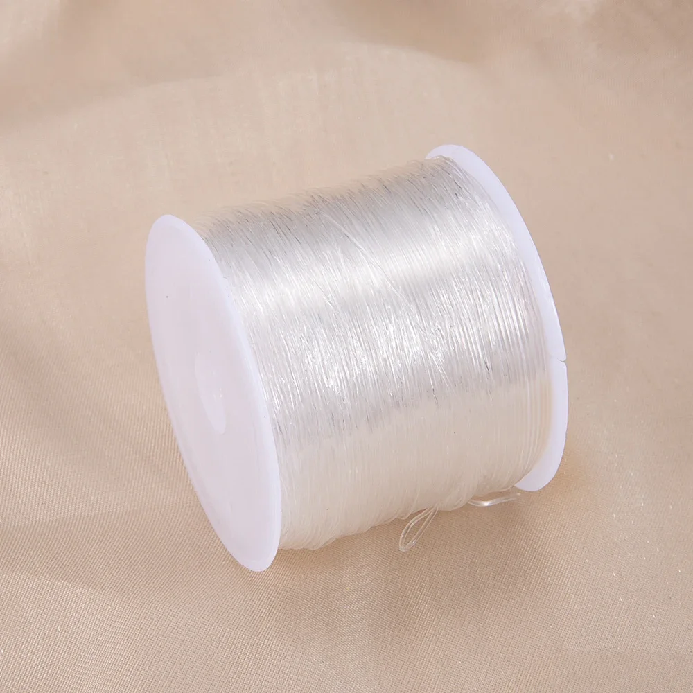100M di plastica di cristallo fai da te perline corde elastiche linea elastica per gioielli fai da te creazione di filo filo di gioielli filo di