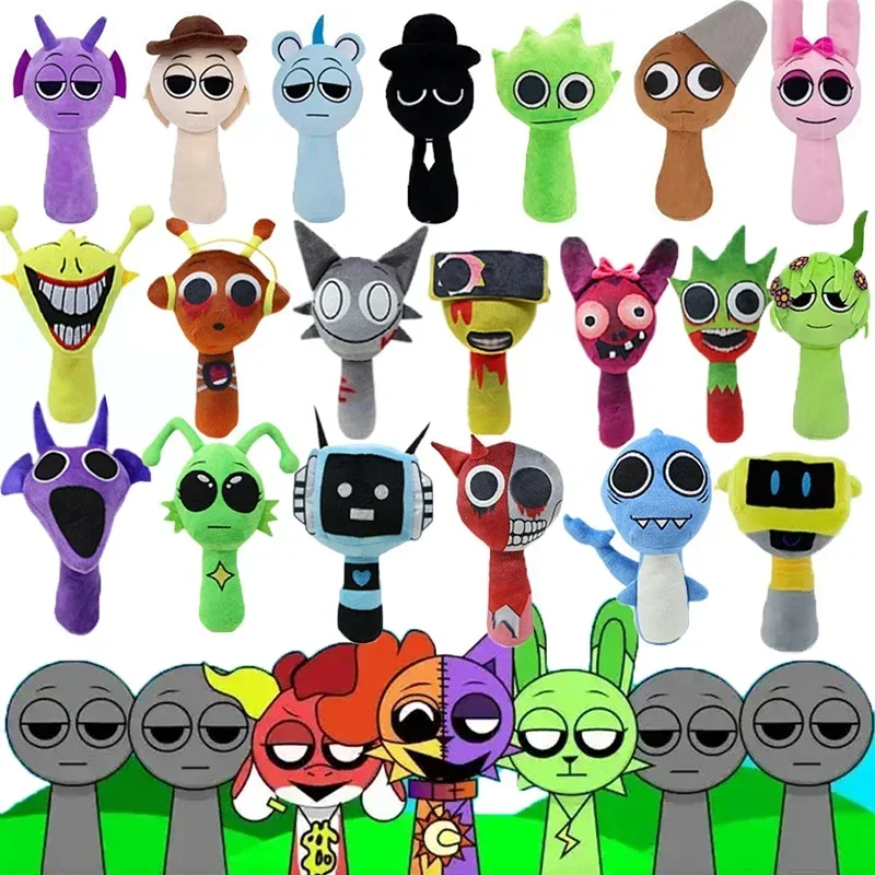 

Sprunki Plush Toys Sprunki Stuffed Doll Sprunki Game Singers Oren Wenda Plushie Animal Figure Birthday Christmas Gift