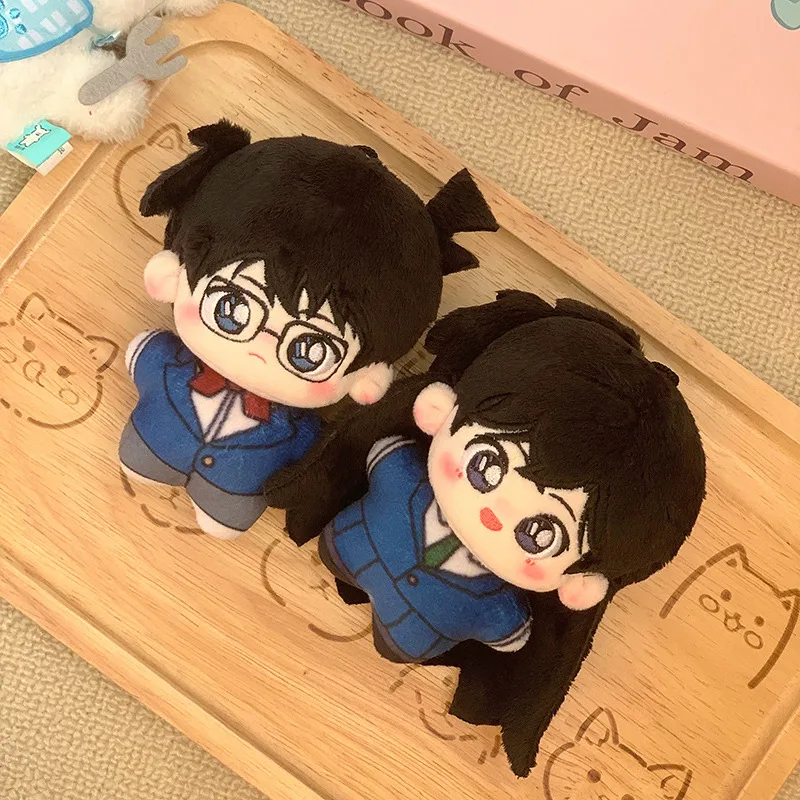 

10cm Hot Anime Detective and Conans Series Plush Toy Cartoon Character Cute Creativity Stuffed Doll Pendent Boys and Girls Gift