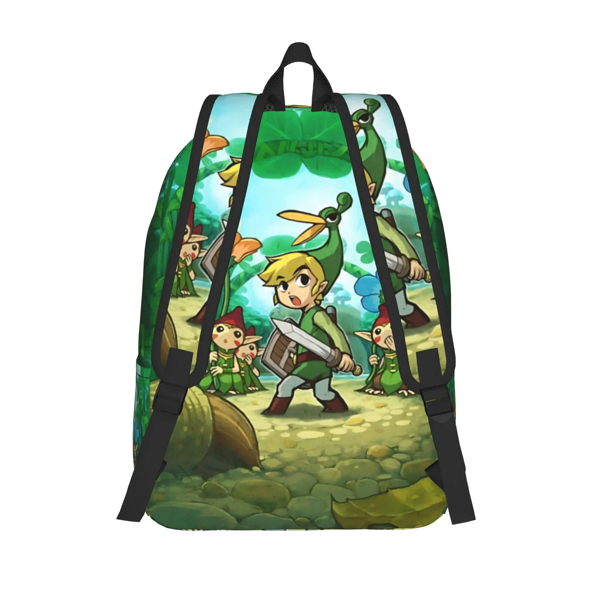Fashion Z Zelda RPG Game Backpack  Mochilas Snack Storage Hiking Large Capacity Rucksack
