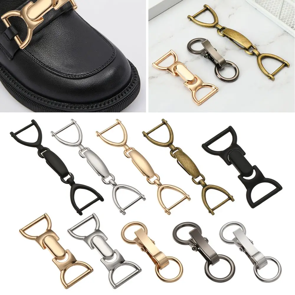 New Fashion Decoration Belt Buckle Garment Hardware Metal Buckles Metal Shoe Chain Shoes Buckles DIY Shoes Bag