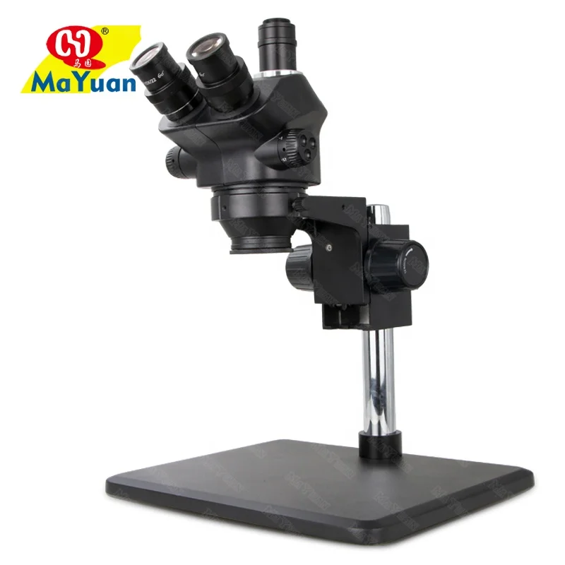 7x 50x Trinocular Stereo Zoom Mobile Phone Electronic Repair Microscope for Mother Board Micro Soldering