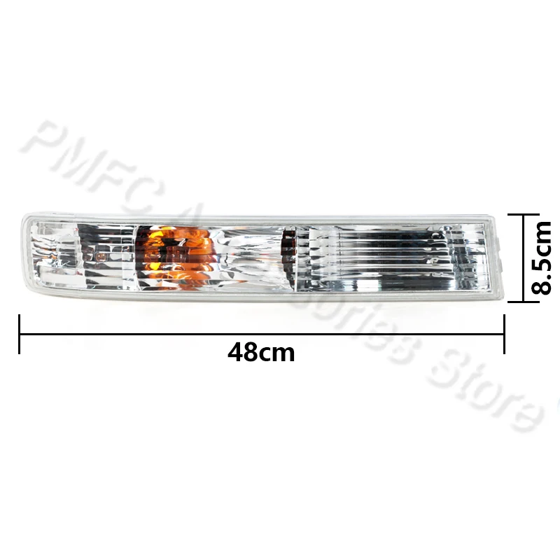1Pair Car Front Bumper Fog Light Turn Signal Light Lamp For Chevy Express GMC Savana Van 2003-2014/2023 GM2521188 GM2520188