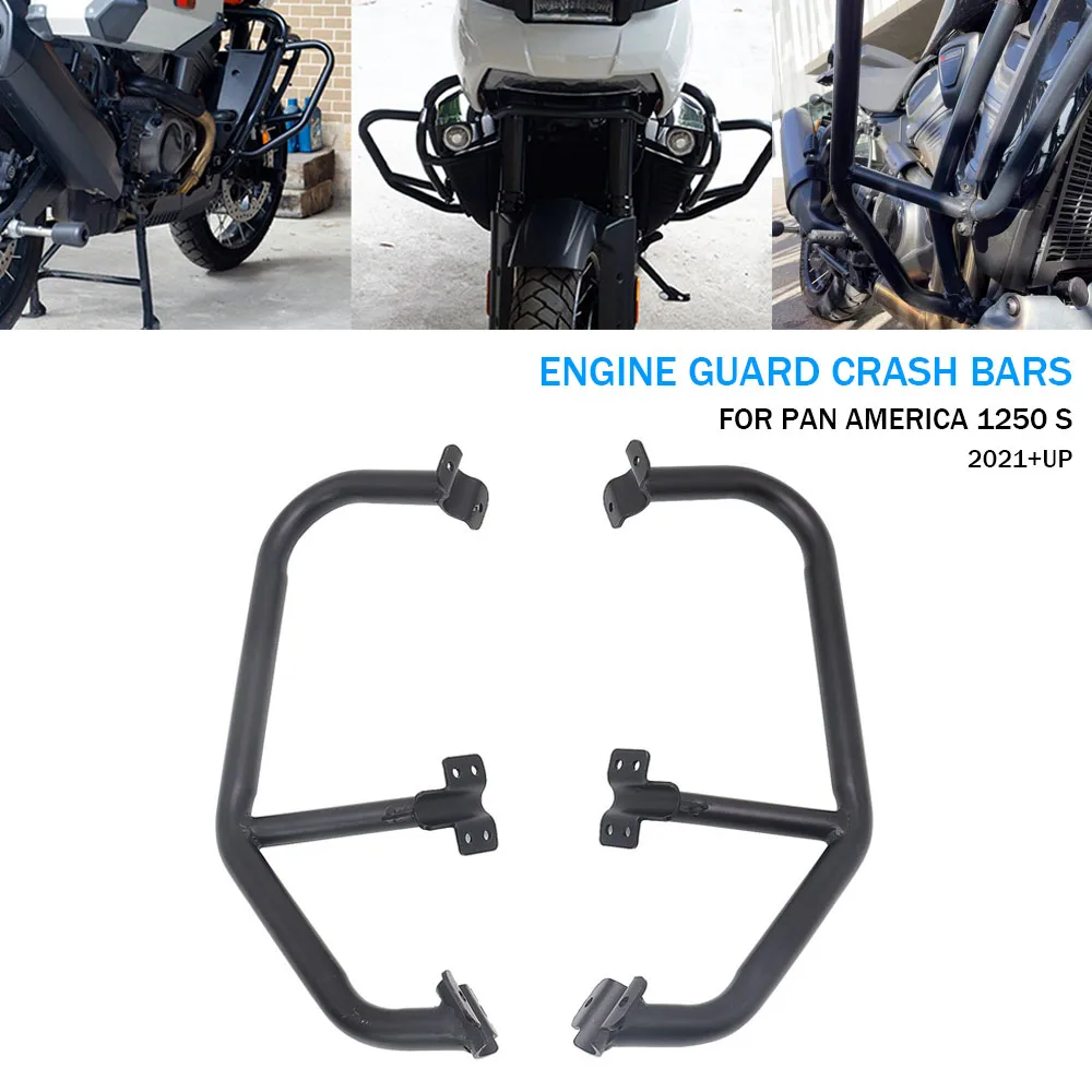 New Motorcycle For Pan America 1250 RA1250 RA1250S 2021 2022 Highway Bumper Engine Guard Crash Bars Cage Protector Protection