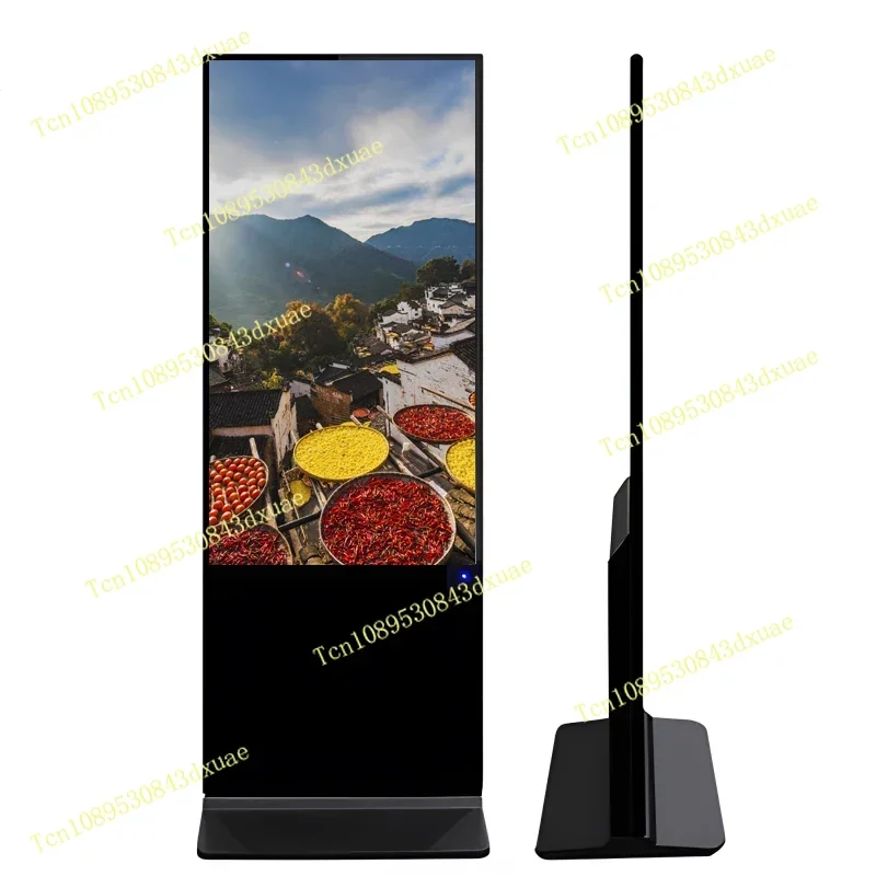 

Wholesales 43 Inch Indoor LCD Touch Screen Floor Standing Totem Interactive Advertising Digital Signage Android Box