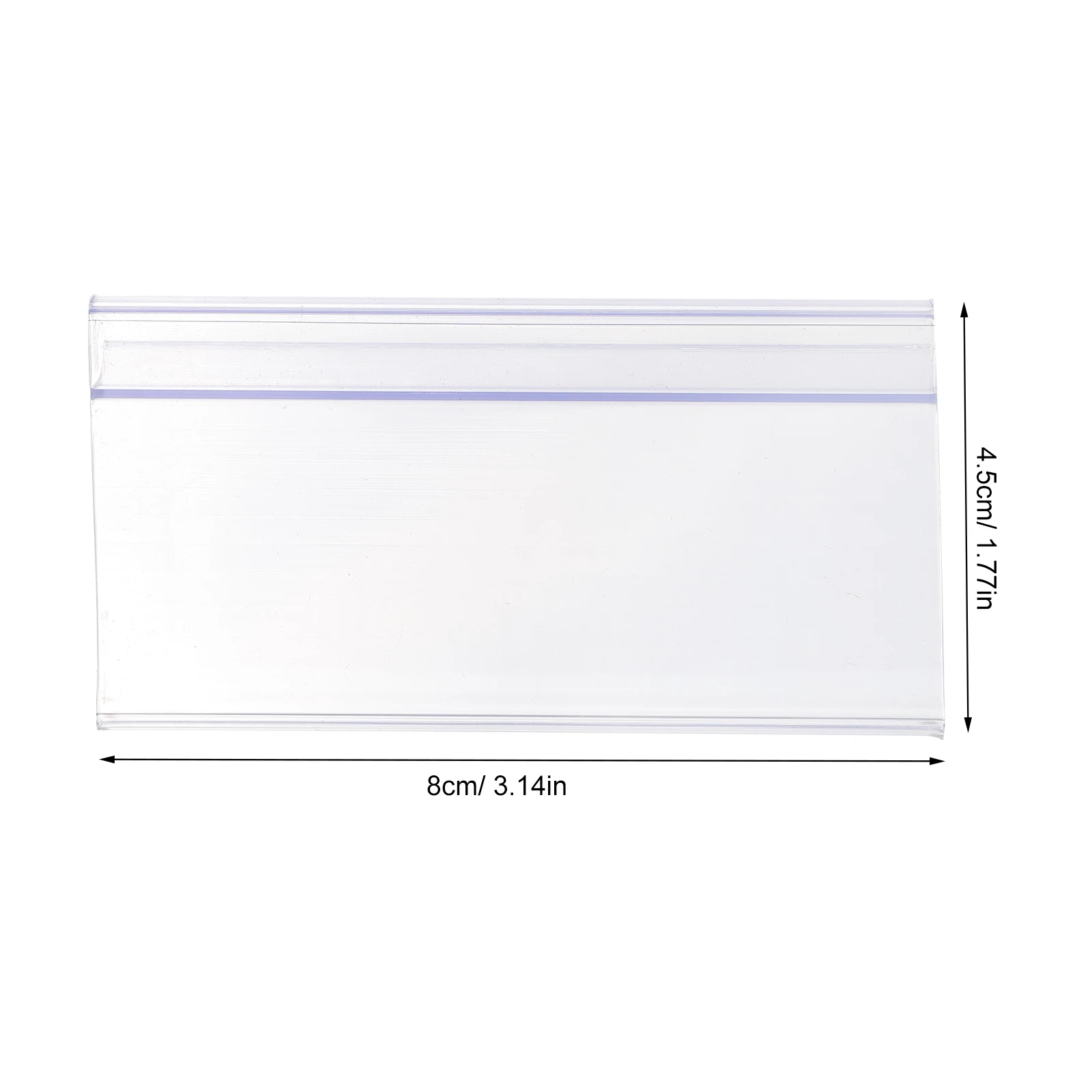 

30pcs Supermarket Price Tag Holder Plastic Clear Shelf Label Holders for Retail Shop Sign Display Wire Clip Buffet Product