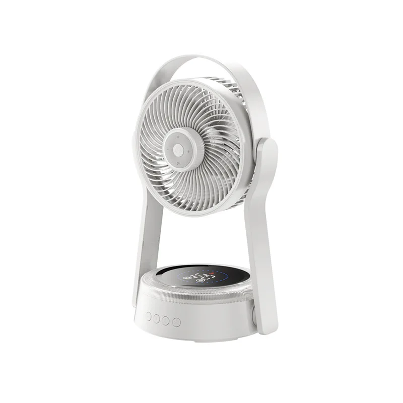 New USB charging long battery life small office desktop circulating fan outdoor camping hanging night light small fan