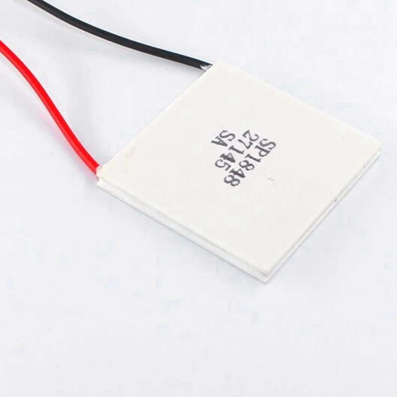 AT41 2 buah 40X40mm modul sederhana berguna baru termoelektrik Generator semikonduktor daya suhu tinggi