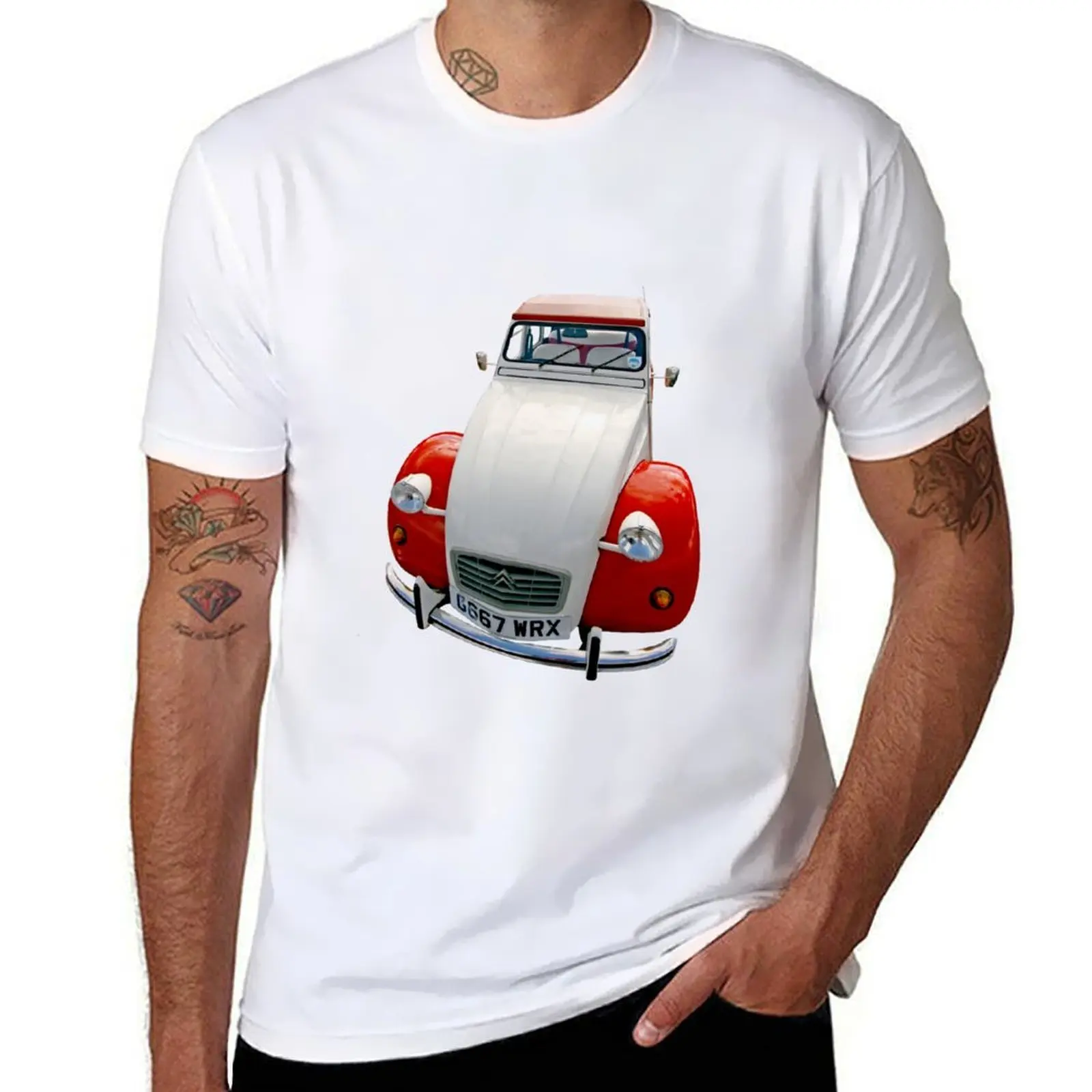 

Citroen 2CV Dolly T-Shirt t shirts designer t shirts for man cotton T-Shirt