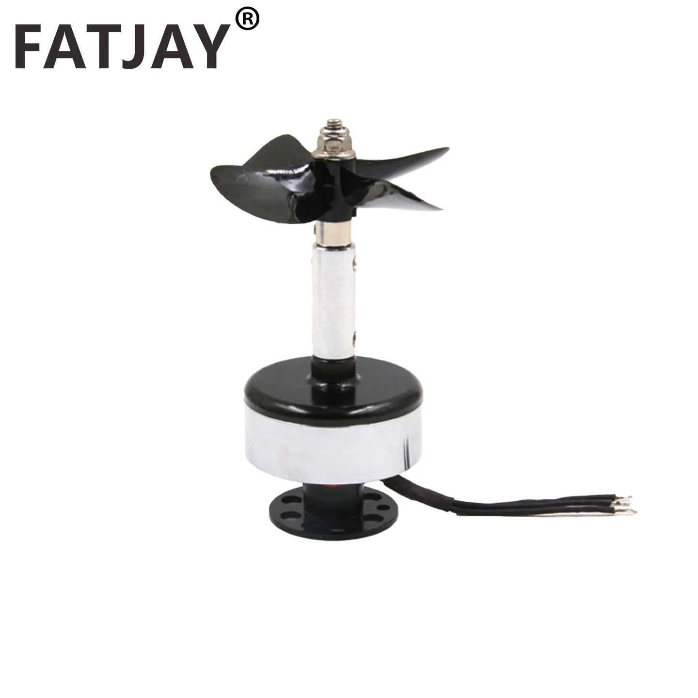 Propulsor submarino FATJAY 4023 – Empuje de 4,5 kg, motor sin escobillas impermeable de 350 kV, accesorio CW/CCW de 60 mm (IPX7 para barcos RC)