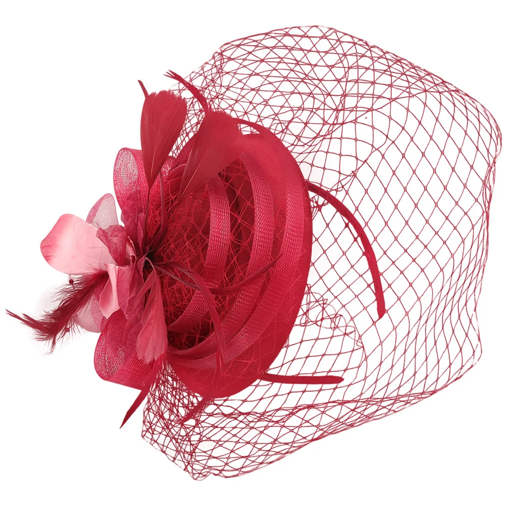 

10pcs Bridal Bridal Hair Accessories Fascinator Hat Women's Hairpin Headband for Tea Party Wedding Photography Halloween