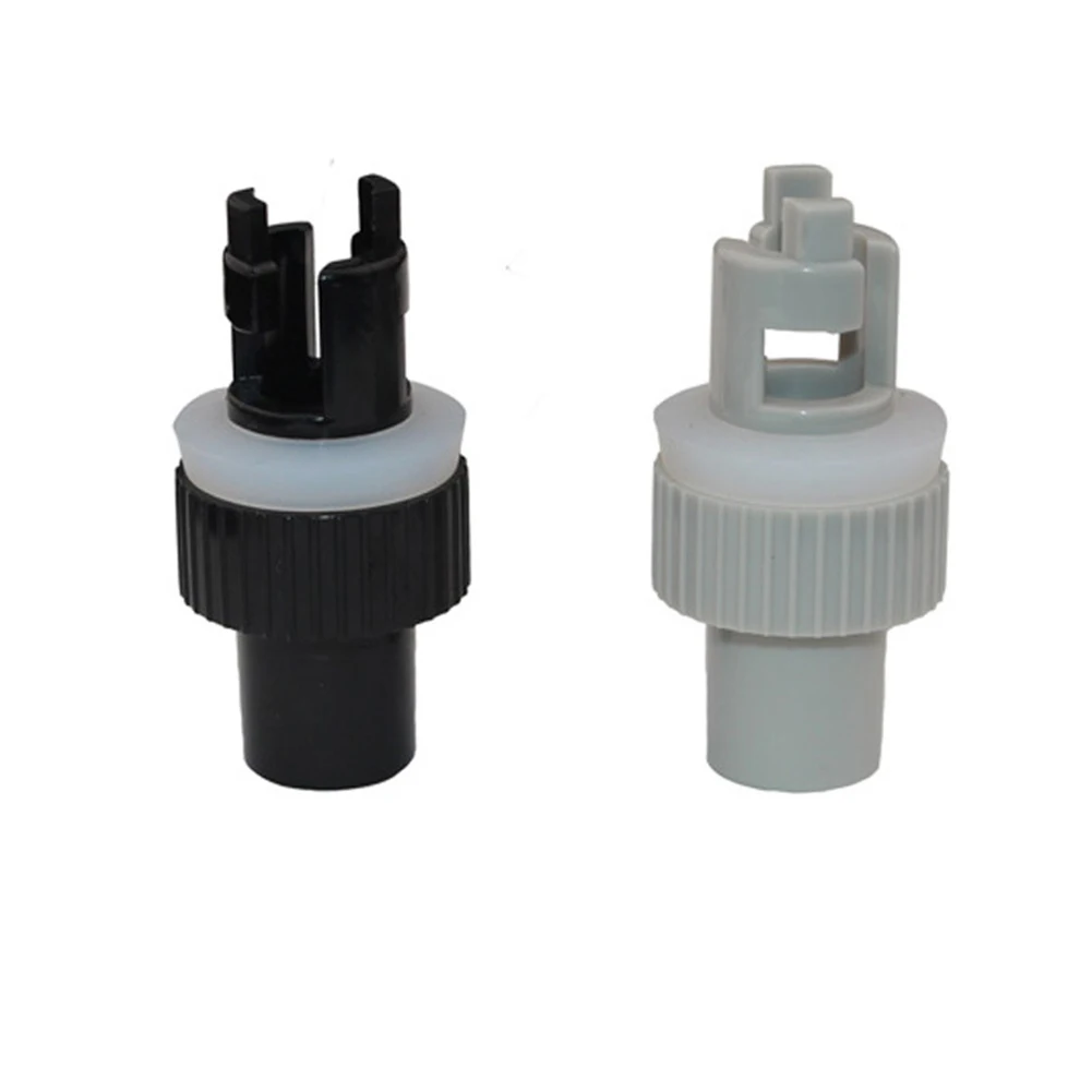 Kayak Valve Adapter Black Boat Pump Adaptor Lightweight Easy To Inflate Adapter Valve Adapter Suitable Poratble