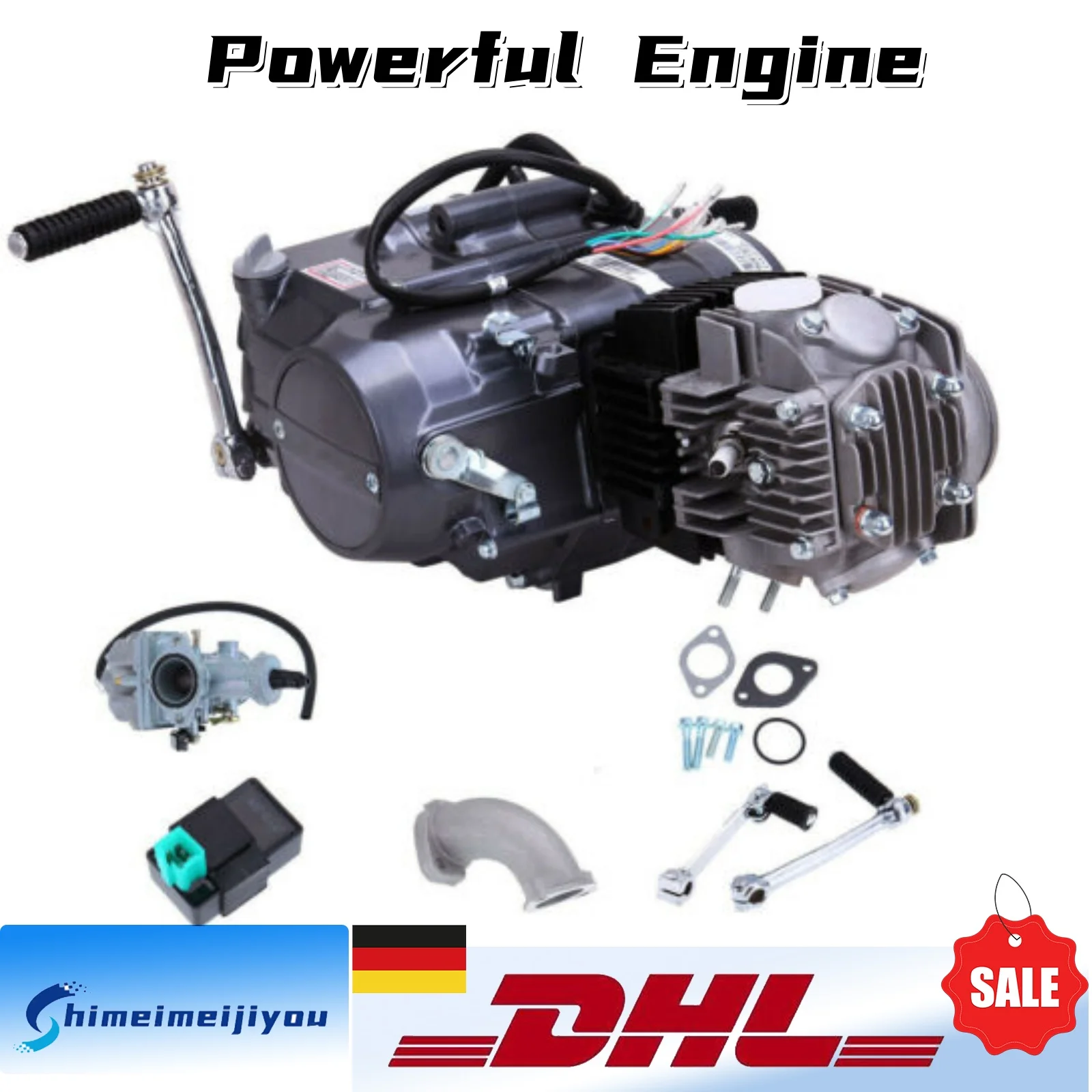 Manuelle Kupplung Pit Dirt Bike Teile Komplettset 125cc 4-Takt-Motor ATV Motor Motor für Honda XR50 XR70 CRF50 CRF70
