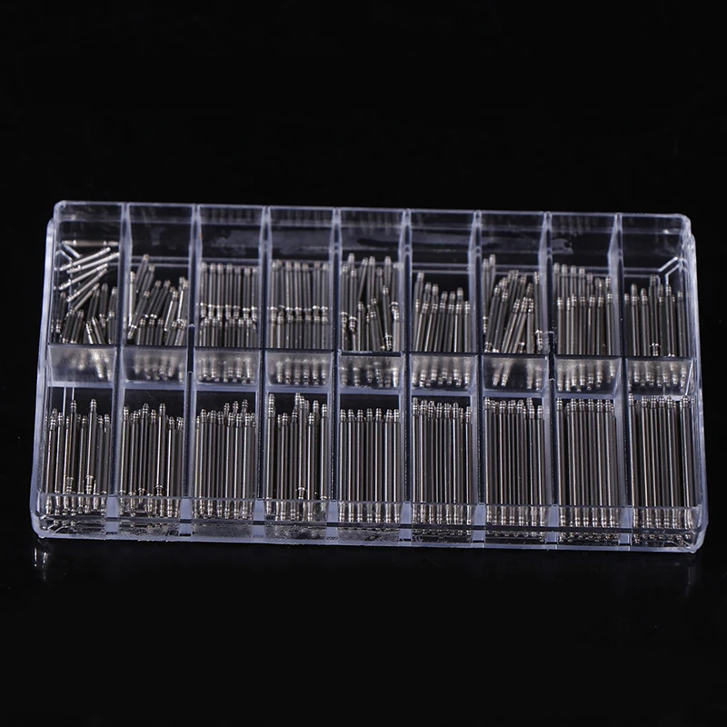 360Pcs/Set 8-25MM Watch Band Strap Barrette Link Pin Watchmaker Watch Band Spring Bars Strap Link Pins Steel Repair Kit Tools