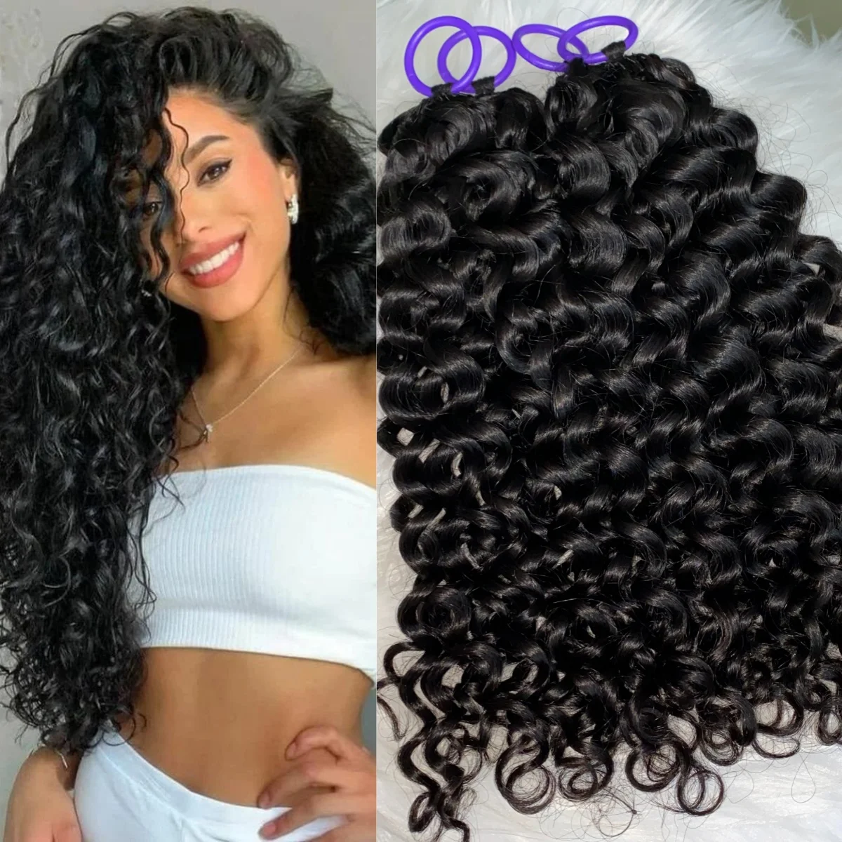 virgin-human-hair-water-wave-crochet-hair-extension-50g
