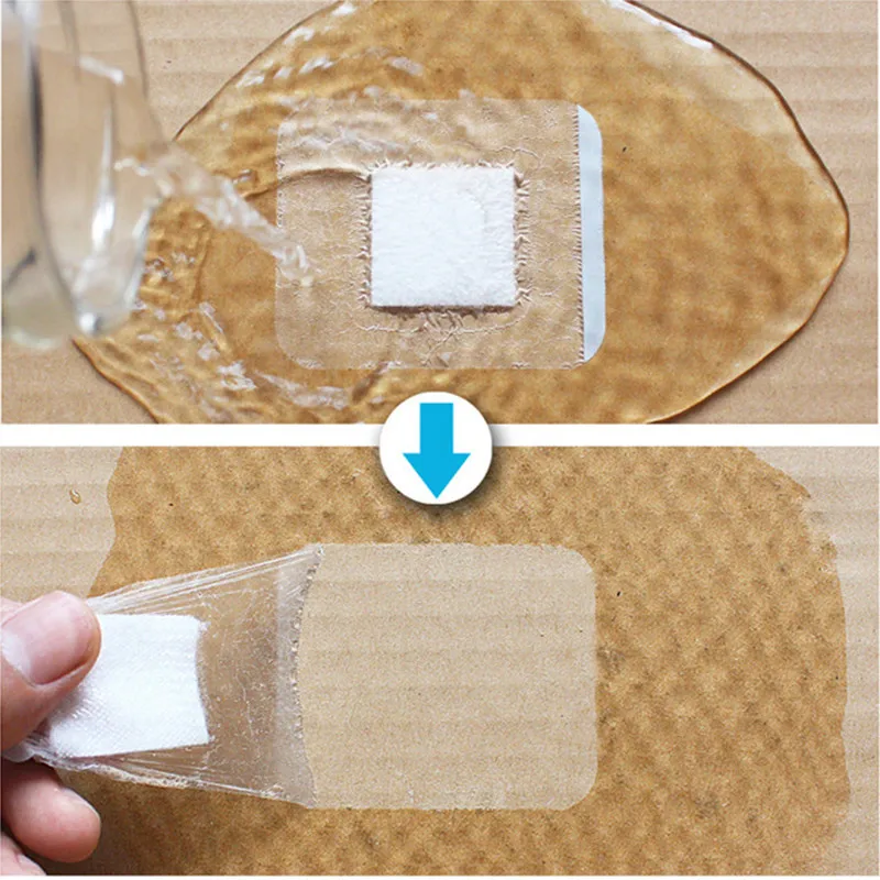 10 Pcs/lot  Transparent Tape Adhesive Plaster Waterproof Wound Hemostasis Sticker Band First Aid Bandage Emergency Kit