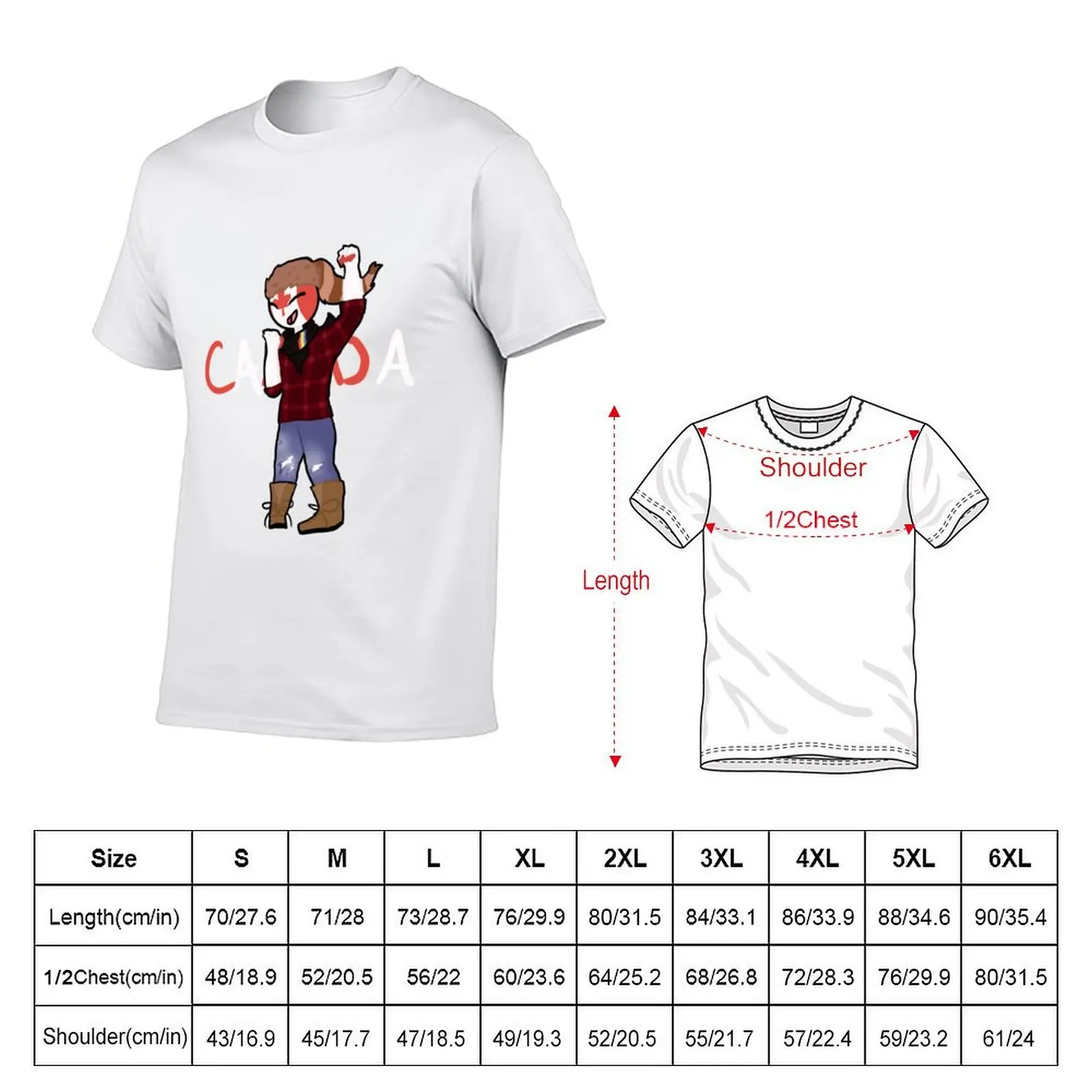 Canada Countryhuman T-Shirt basketball graphic tees customs man clothes mens funny t shirts