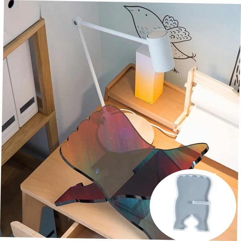 لتقوم بها بنفسك حامل كتب قوالب ل الراتنج حامل الموسيقى قالب من السيليكون مجموعة قوالب حامل قراءة الكتب لصب راتنجات الايبوكسي دائم