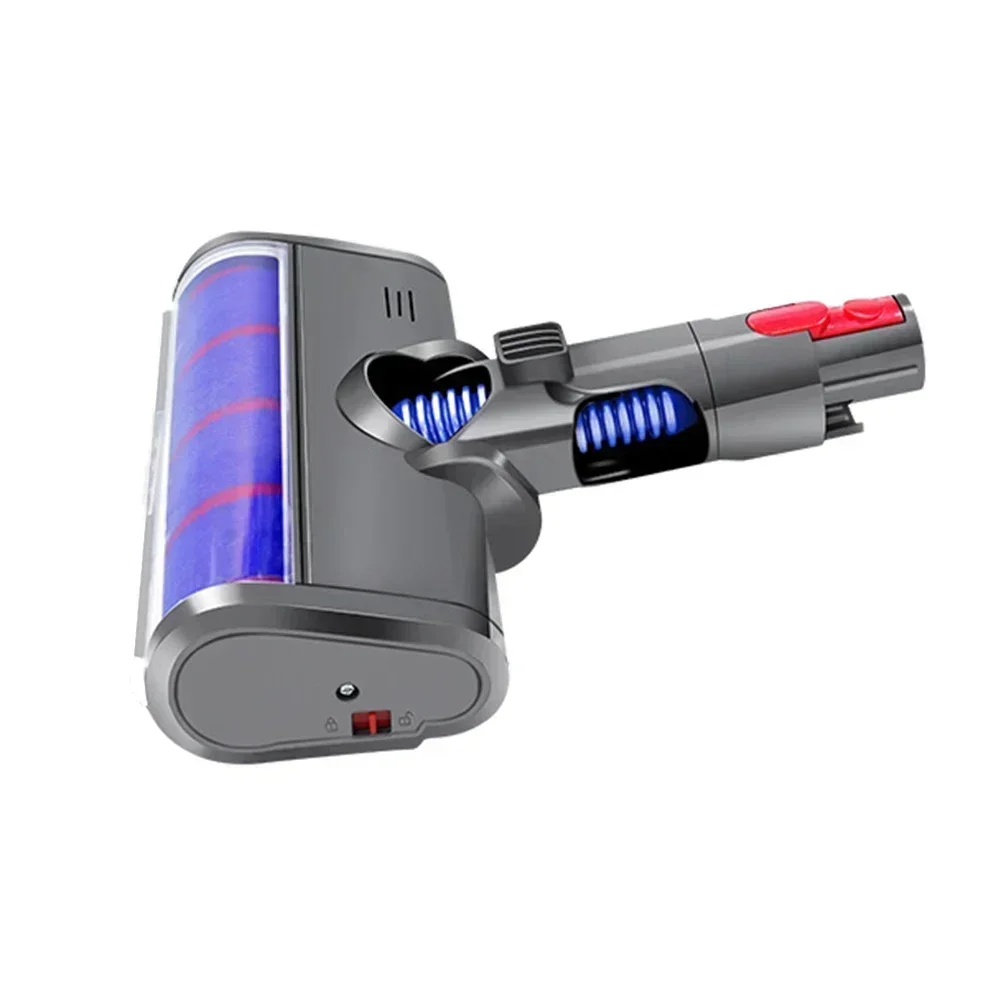 Tête de brosse de sol pour aspirateur Dyson V15 V10 V11 V7 V8, brosse de sol à tête de rouleau de balayeuse douce 180 °   rotation gauche et droite