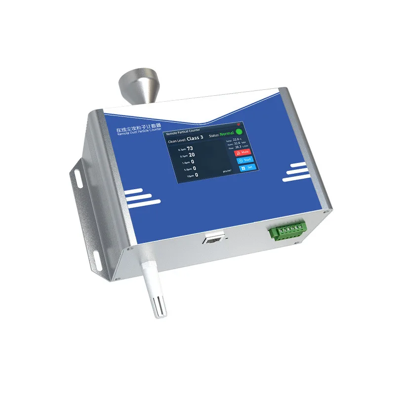 

Lithium battery dust-free workshop air test, dust particle counter