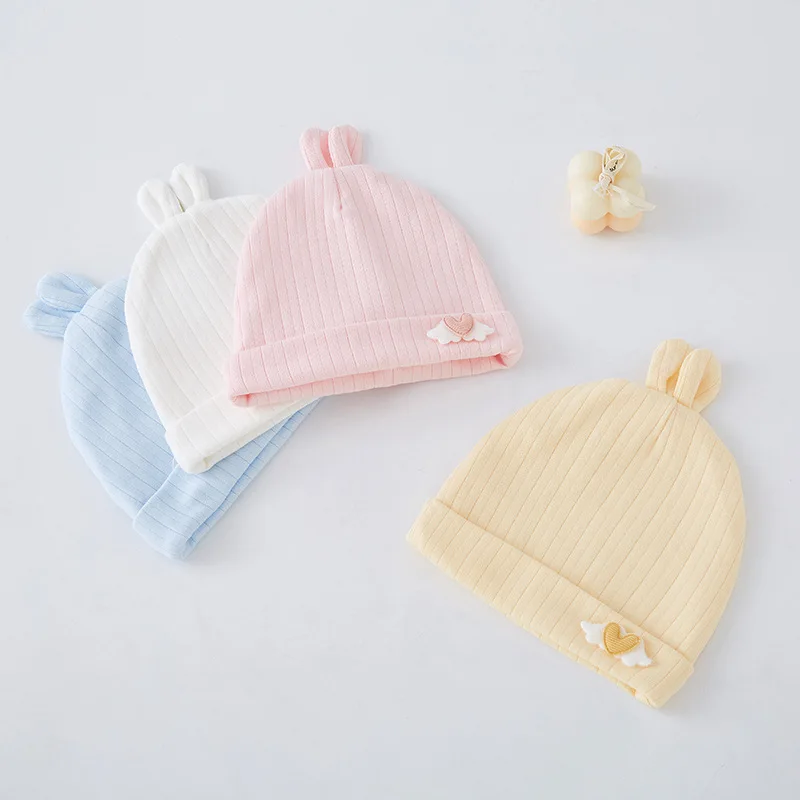 Baby fetal cap boneless spring and autumn models baby cotton infant protection halogen door autumn and winter new newborn hat