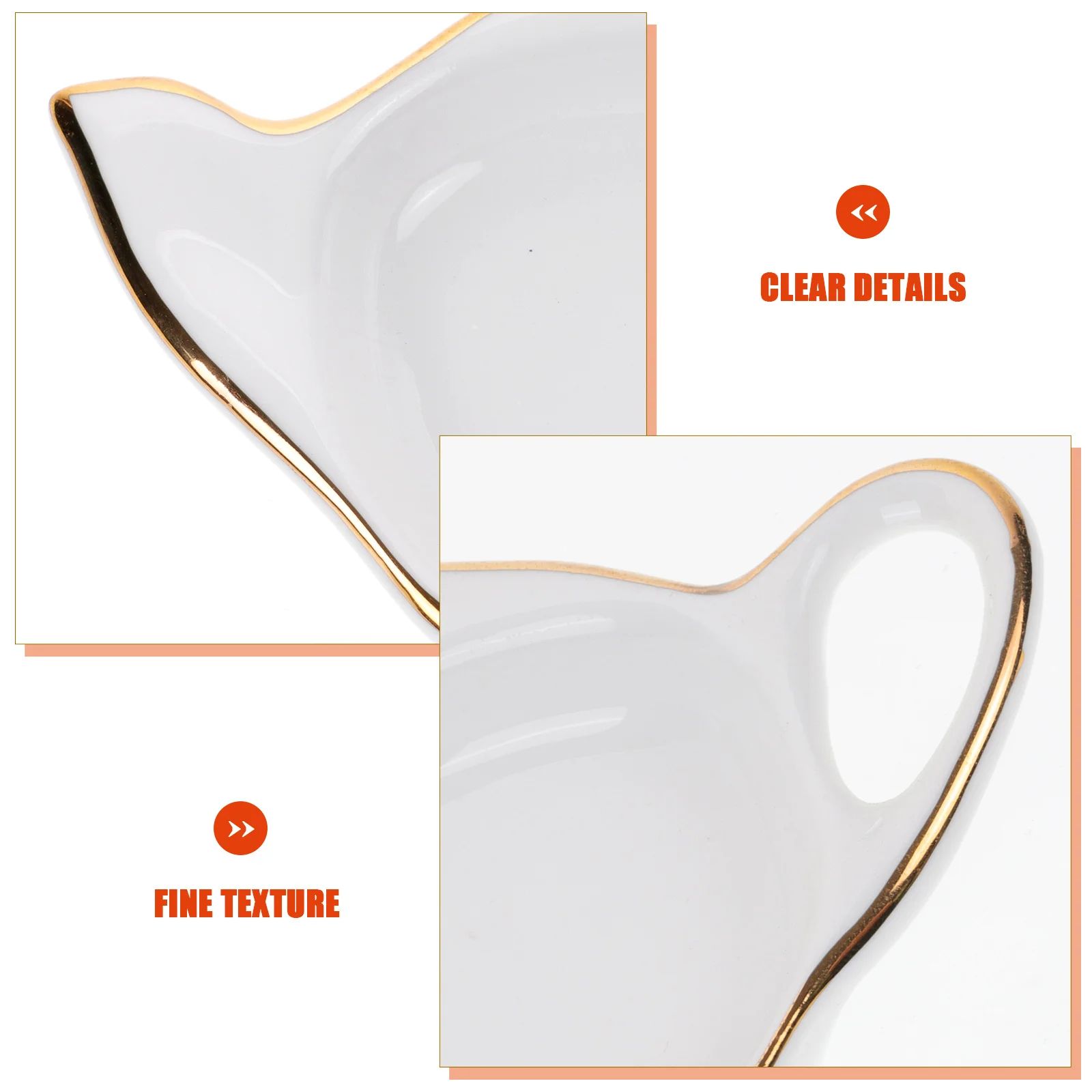 

4Pcs Tea Bag Coaster Ceramic Teapot Design Easy Clean Spill Control Tray Functional Tea Bag Storage Coffee Accessories
