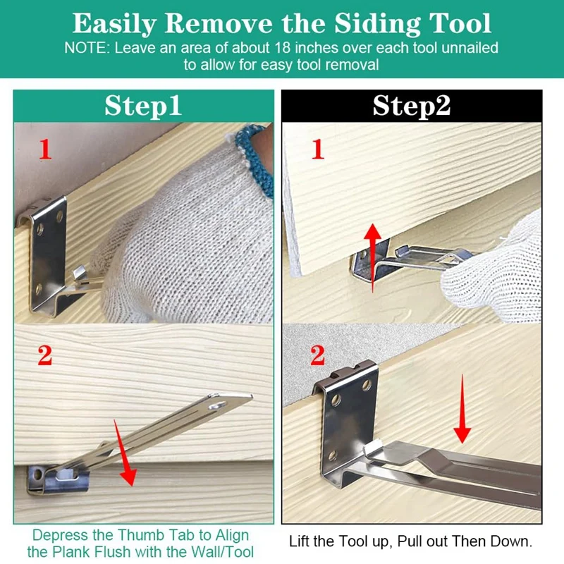 2PCS Siding Tools, Gecko Siding Gauge, Siding Tools For 5/16-Inch Fiber Cement Siding, Siding Gauge Tool, Durable