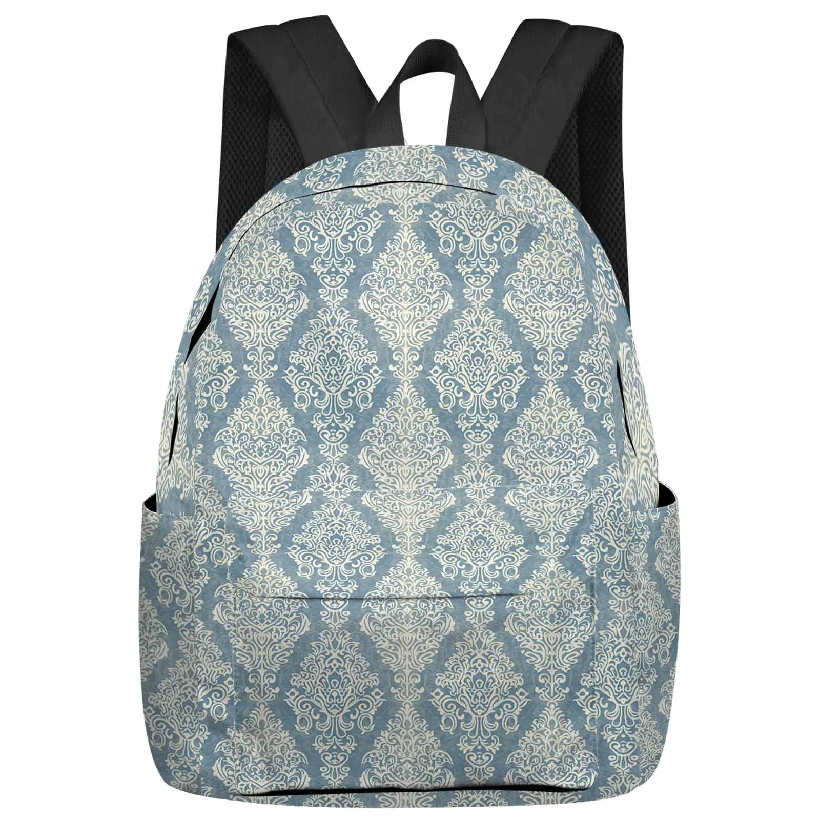 

Retro Persian Pattern Floral Middle Eastern Style Large Capacity Multi Pocket Travel Backpacks Schoolbag Women Laptop Rucksack