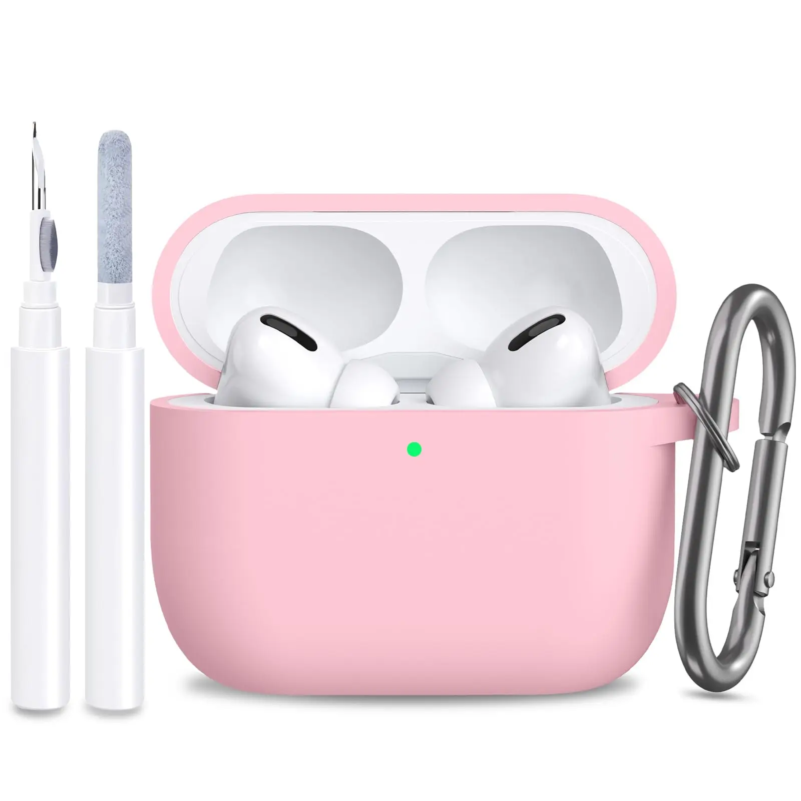 2025 für AirPods Pro 3. Generation Hülle Weiche Silikonhülle für AirPods Pro 3, Schutzhülle mit Reinigungsset für AirPods Pro 3 – Detail 28