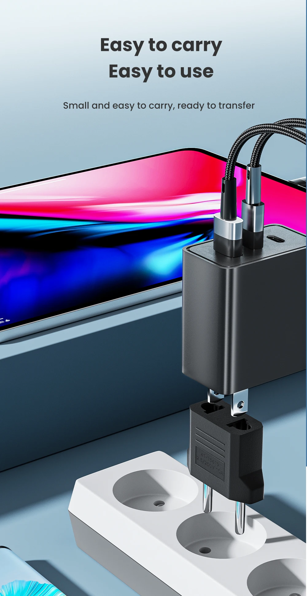 Olaf 1-10 stücke 4,8/4,0mm US Zu EU Stecker Adapter EU UNS Zu Euro KR BR Brasilien stecker Konverter Amerikanischen Reise Power Adapter Steckdose – Detail 7
