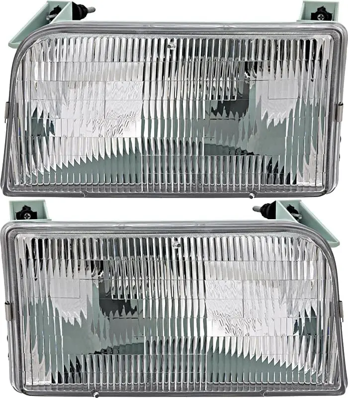 

Совместим с Ford F350 1992-1998/F150, F250, Bronco 1992 1993 1994 1995 1996 Комплект фар Галогенные фары для водителя и пассажира