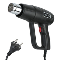 Soldering Wrap Blower Heater 60-600℃ Heat Gun Power Tool 2000W 50HZ Variable Temperature Hair Dryer NO LCD Electric Hot Air Gun