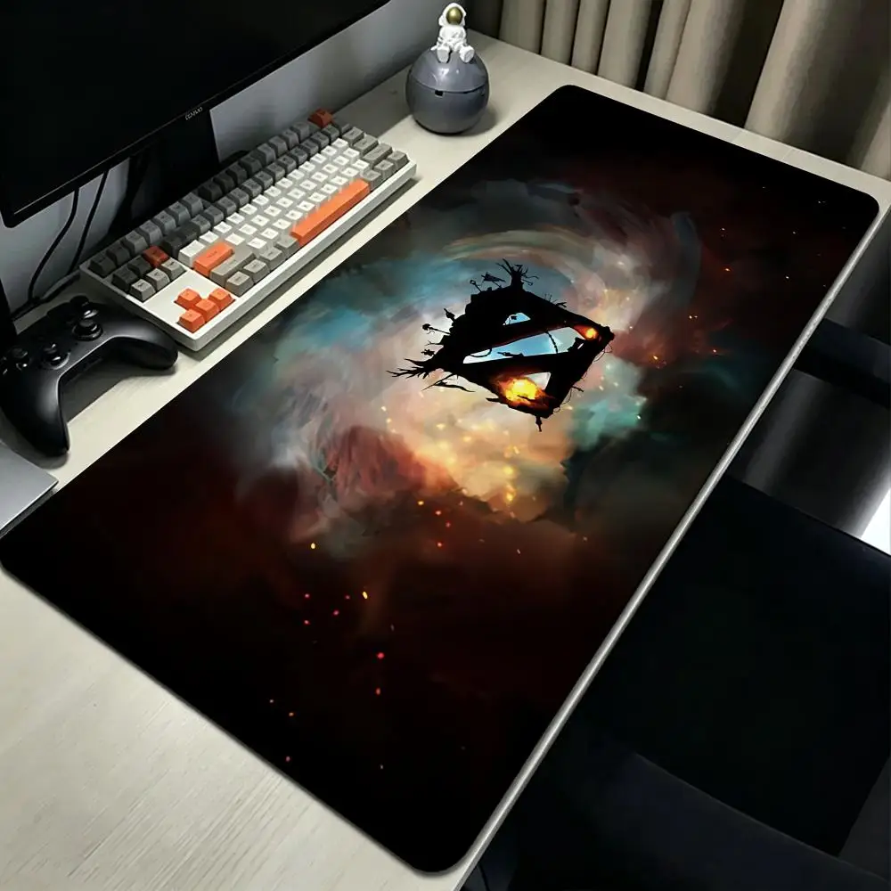 game Dota 2 Mouse Pad MousePad Stitched Edge Gaming Anti‑Slip Rubber Base Waterproof Desk Mat For Office Laptop PC