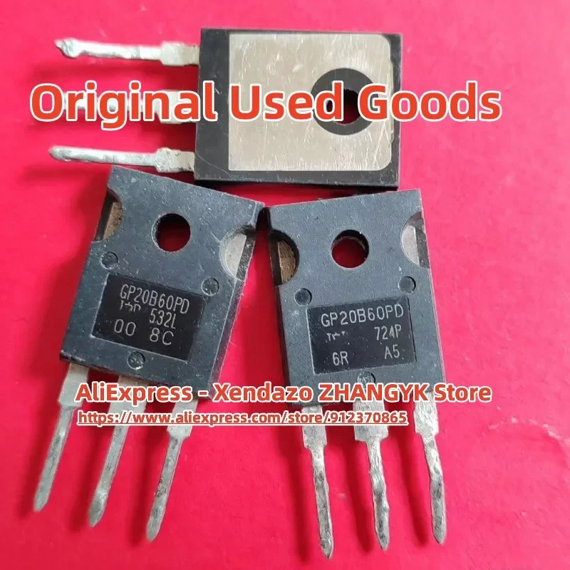 20pcs/lot IRGP20B60PD IRGP20B60PDPBF GP20B60PD 600V 20A AUTOMOTIVE WARP2 IGBT ULTRAFAST