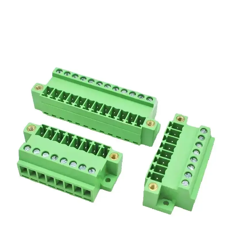 15EDG-GBM 2EDG 2/3/4/5/6/7/8/9/10/12/14/15/16 Pin Screw Terminal Block Connector 3.81mm Pitch For Pcb 2p 3p 4p 5p 6p 7p 8p 9p