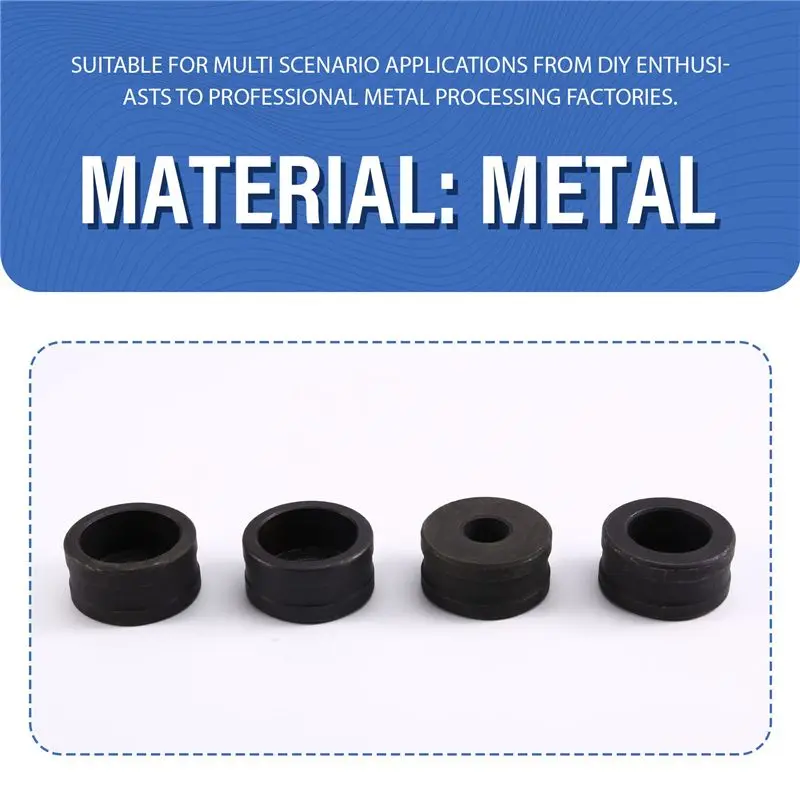 Hydraulic Punch Die Set CH-70-4 Pcs Round Hole High-Carbon Steel Stamping Tools For Metal Fabrication-A55K