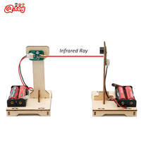 DIY Infrared Alarm Science Toys Technology Physical Experimental Tool Kit Electric Educational Teaching Aids for School Kids