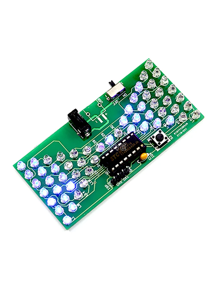 Dioda elektroluminescencyjna LED elektroniczna klepsydra zestaw elektroniczny DIY 5V spawanie elektroniczne umiejętności DIY akcesoria szkoleniowe — zdjęcie 2