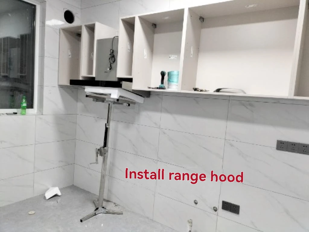 【Hot】2.1M Wall Cabinet Mounting Bracket Hand Cranked Electric Dual-purpose Stainless Steel 100KG Load-bearing Lifting Platform