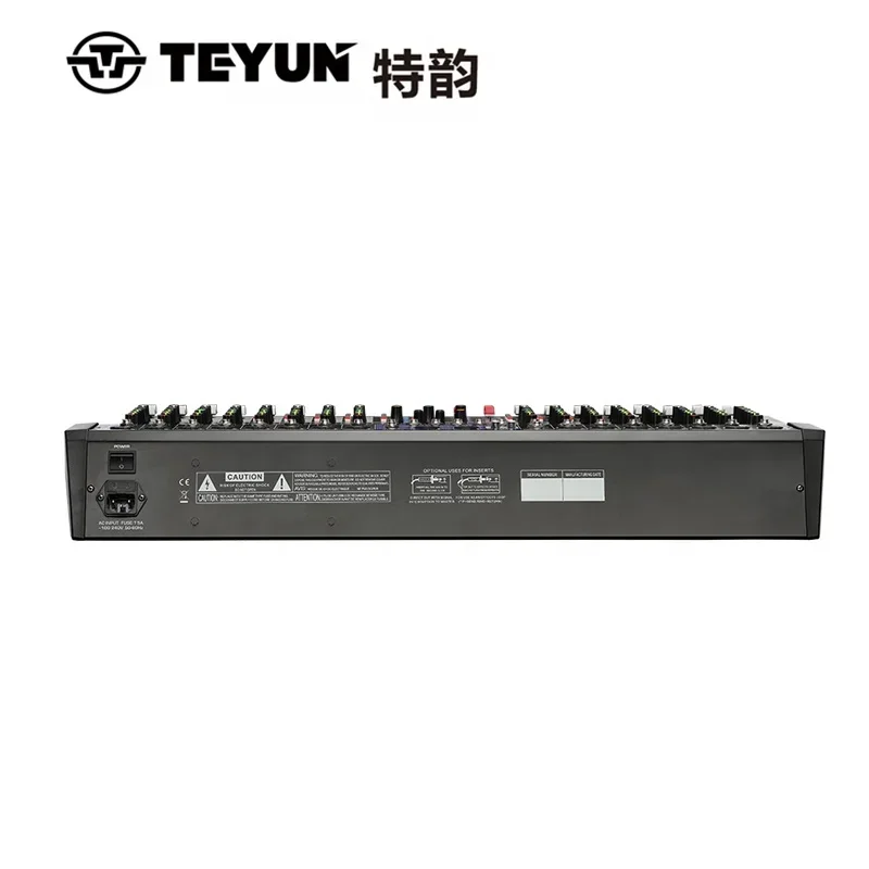 TEYUN F12 professional audio  Macro DSP front -stage effects Multimedia recording stage mixer High -quality big sound card