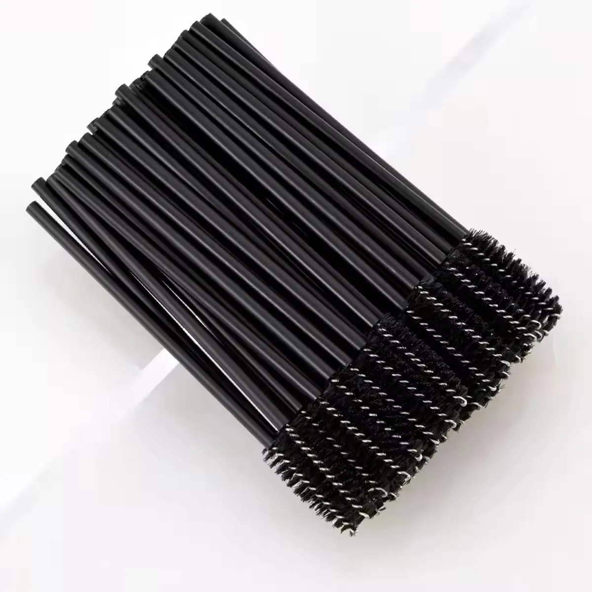 Wholesale 500pcs Disposable Eyebrow Eyelash Brushes Wands Eyelash Spoolies Applicator for Eyelash Extension Makeup Tool