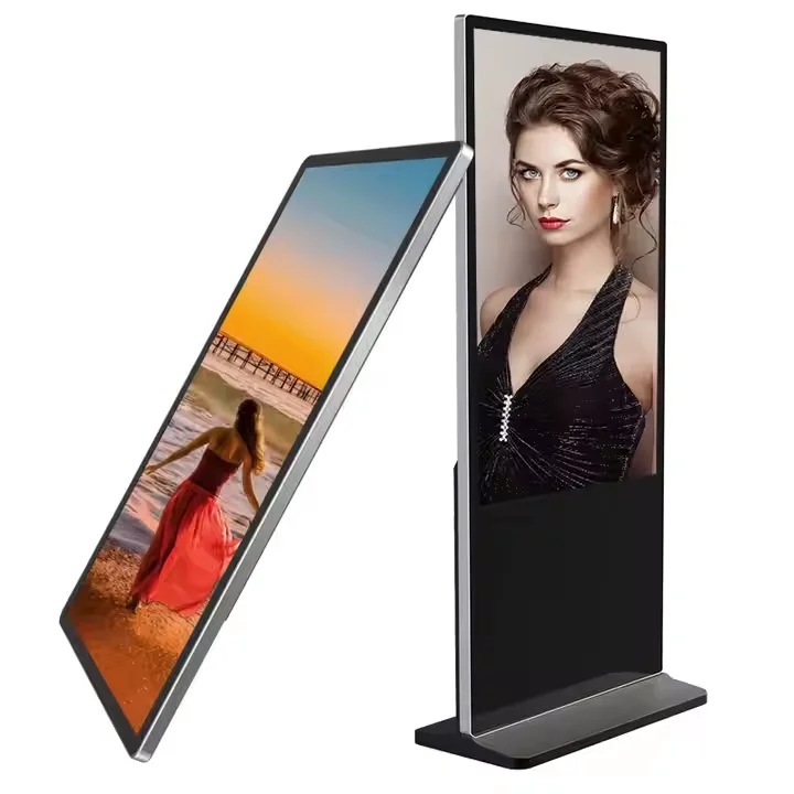 

43-дюймовый киоск с сенсорным ЖК-экраном и напольной подставкой для рекламного дисплея и проигрывателя цифровых вывесок