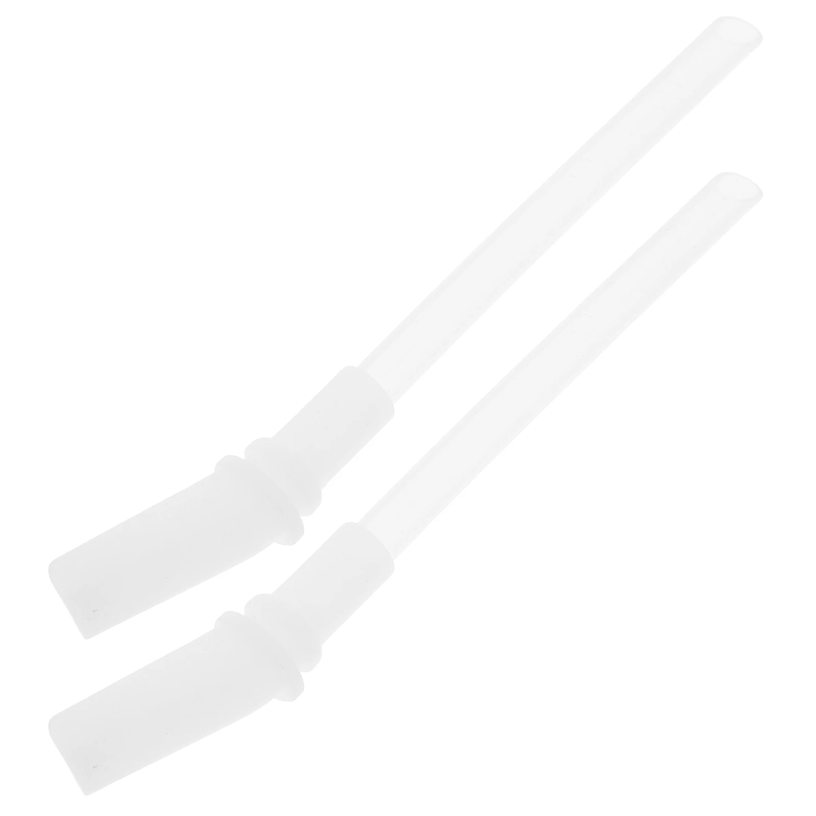 

2Sets Water Cup Lid with Silicone Straw Leakproof Seal Replacement for Kids Bottles Universal Sippy Cup Nozzle Easy Clean
