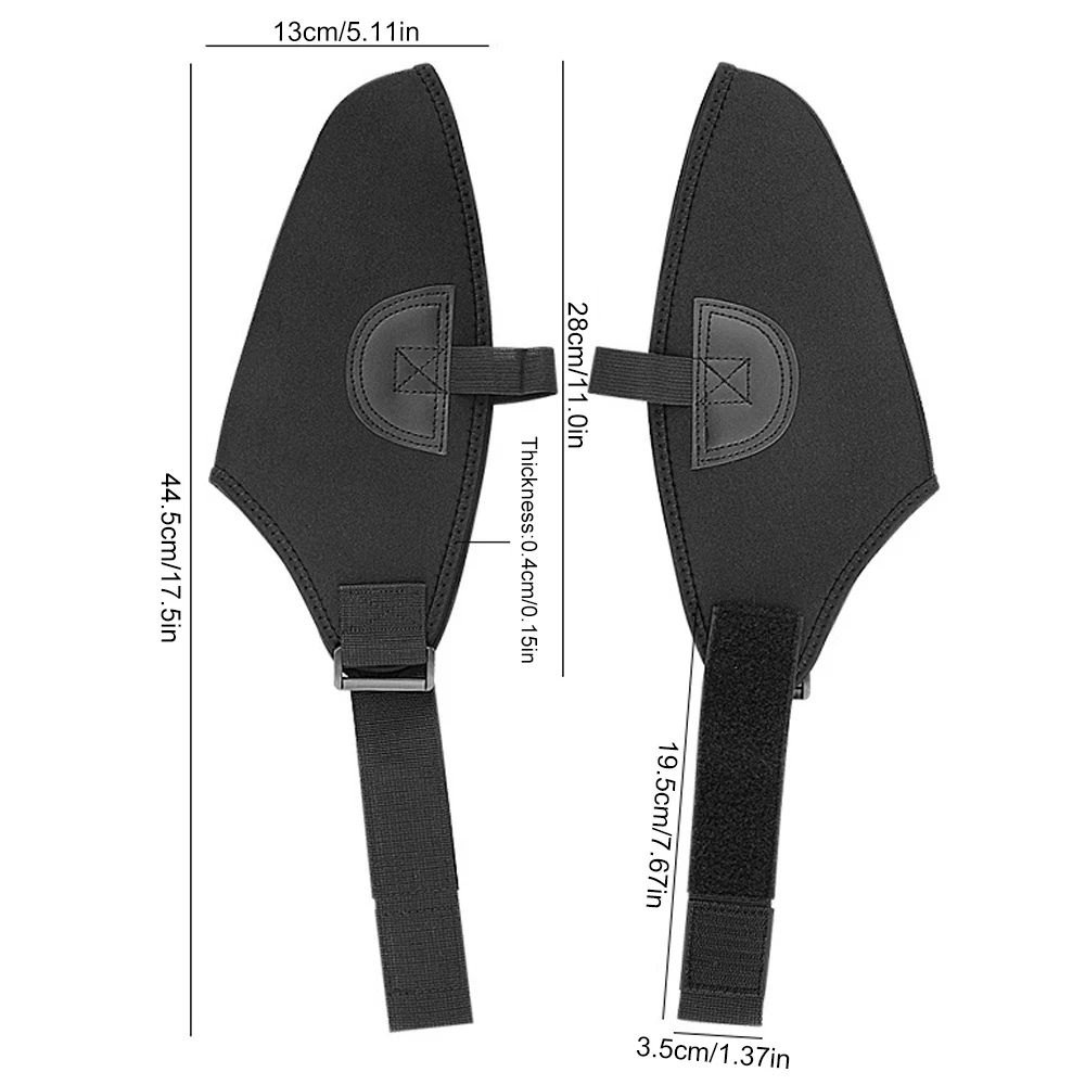 أغطية أحذية التزلج المعزولة الحرارية زوج واحد - تدفئة الأحذية المصنوعة من النيوبرين المقاومة للماء والطقس البارد، ملحقات رياضية شتوية للرجال والنساء #5