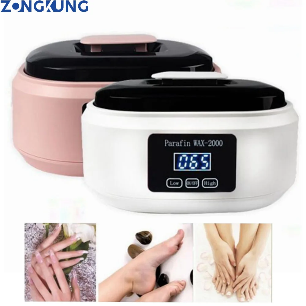 ZONGKUNG 2L Paraffin Wax Heater for Hand Foot Therapy Bath Wax Pot Warmer Beauty Salon Spa Smooth Soft Skin Care Machine