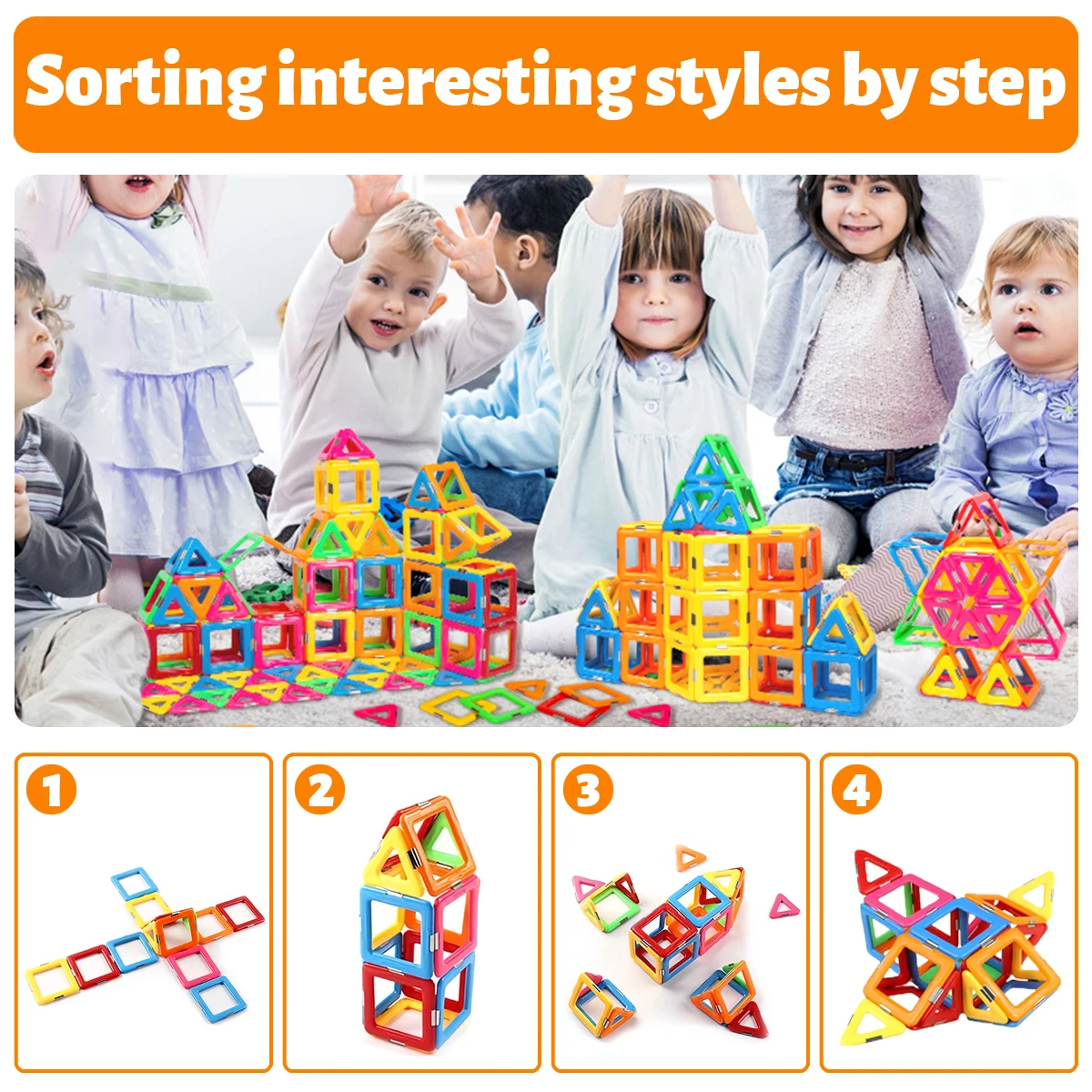 DIY Magnetische Bouwstenen 2D/3D Magneten Speelgoed voor Kinderen Designer Bouwset Verjaardagscadeautjes Voor Kinderen Speelgoed 36/64/98PCS