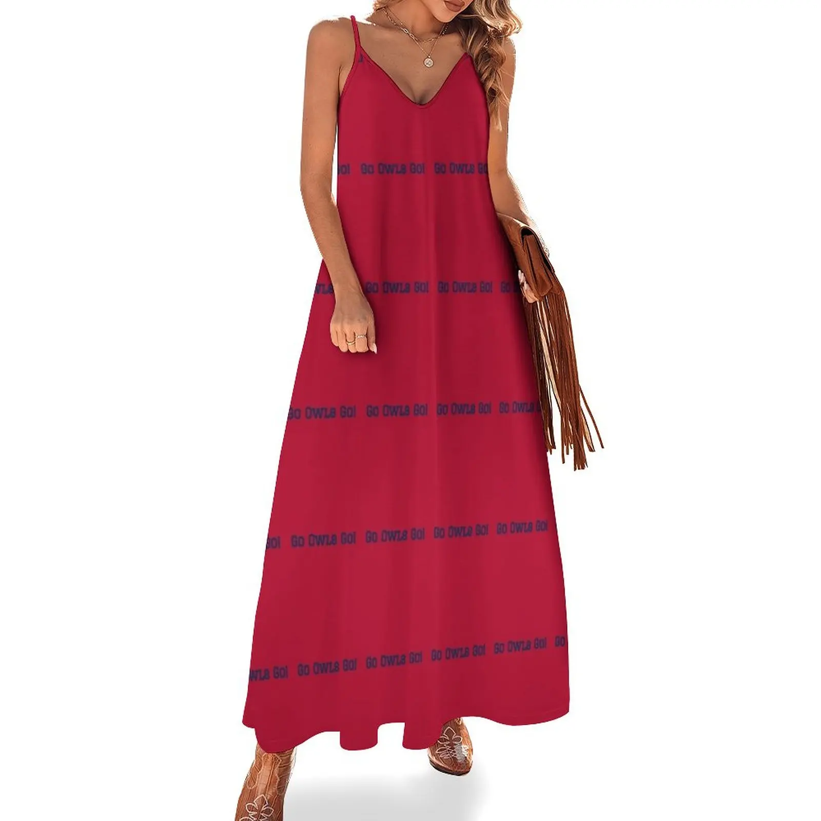 

Florida Atlantic Go Owls Go Sleeveless Long Dress women's summer clothing 2025 Dresses gala bandage dress Dress