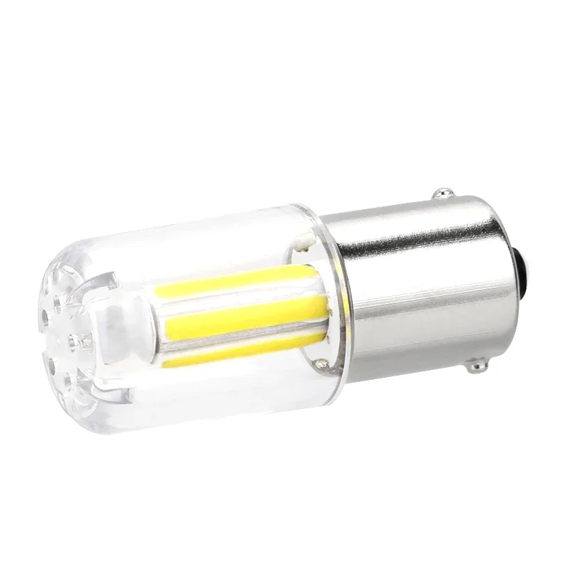 1pcs New Style 1156 Super Bright Led P21W Car Reverse Light Brake Light Bulb  BA15S Automobile Vehicle Lamp 600LM COB White 12V