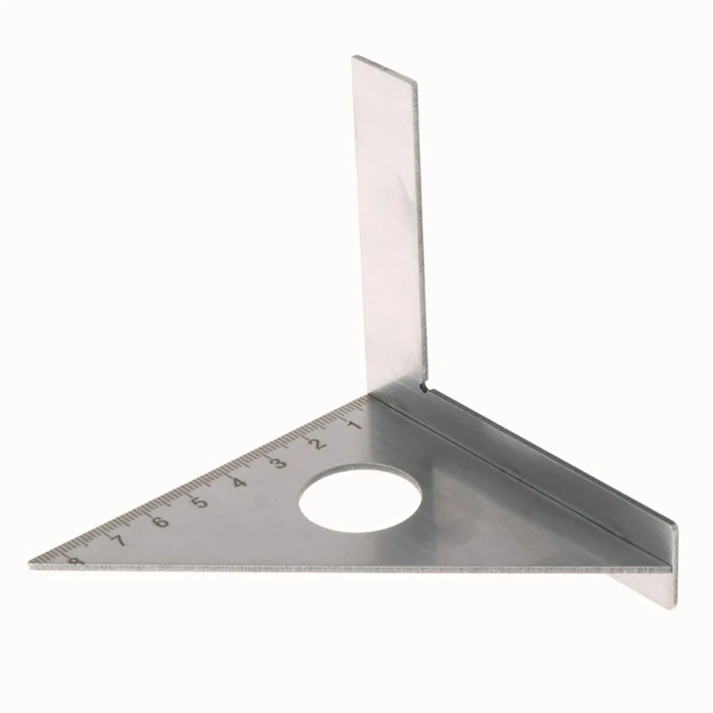 

1Pcs Carpenter L-Square Stainless Steel Ruler 90 Degree 45 Degree Angle Measurement Tool Lightweight Durable L-Square